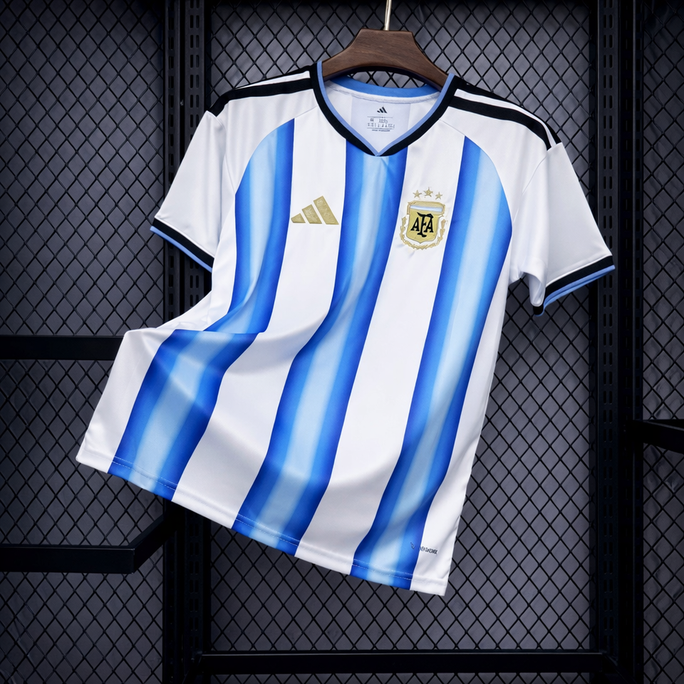 Argentina 2026 Home Jersey – Sky Blue & White World Champions Edition