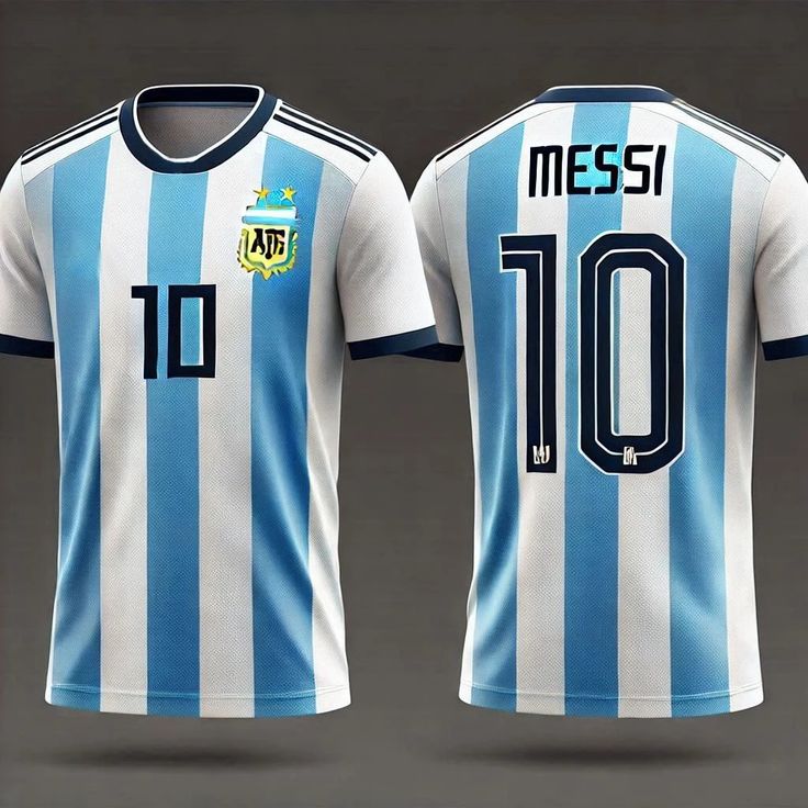 Argentina 2026 Home Jersey – Sky Blue & White World Champions Edition