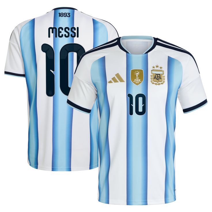 Argentina 2026 Home Jersey – Sky Blue & White World Champions Edition