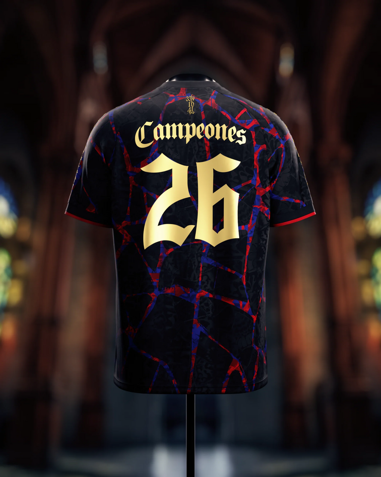 Barcelona 2026 Spanish Champions Jersey - Black